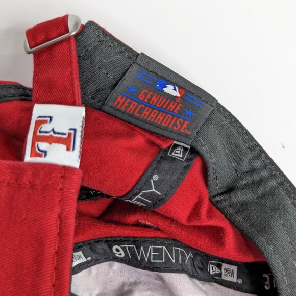 Women's New Era Texas Rangers Baseball Cap One Size Red Cotton Sporty MLB Hat - Picture 6 of 7